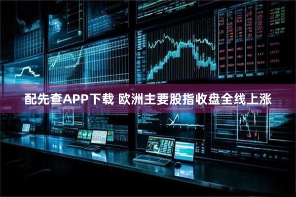 配先查APP下载 欧洲主要股指收盘全线上涨